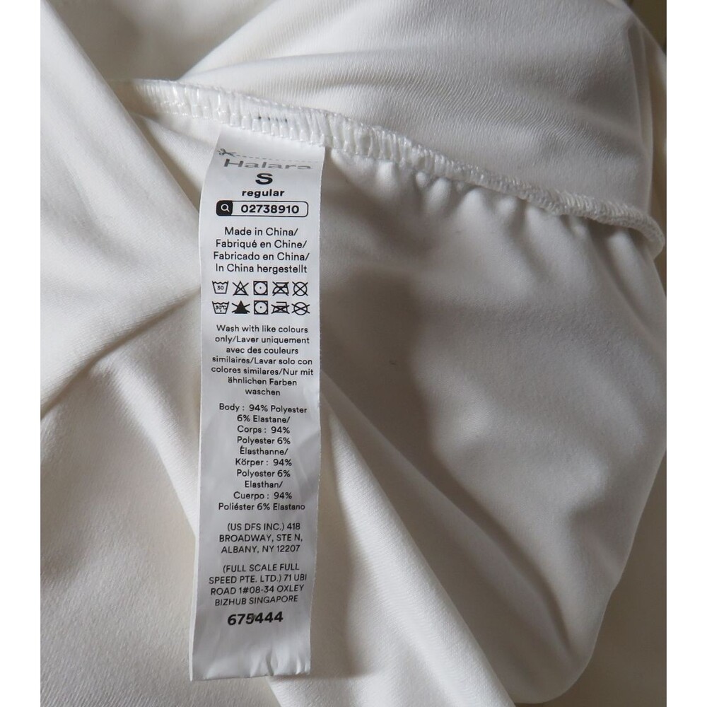 Halara Active Off White Handkerchief Hem Flare Mini Skort Size Small - Picture 7 of 9